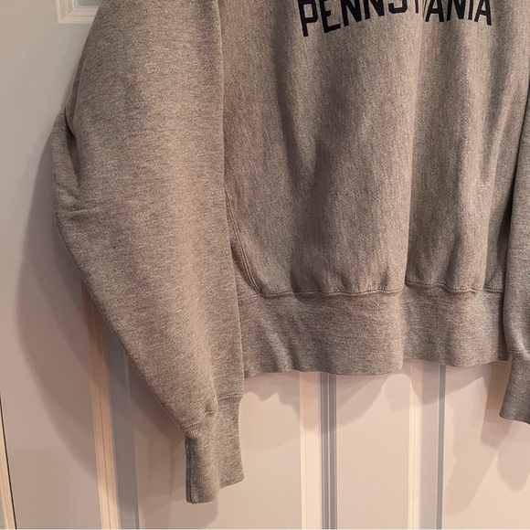 Vintage 90s University Of Pennsylvania Sweatshirt Champion Reverse Weave Large - Picture 5 of 14